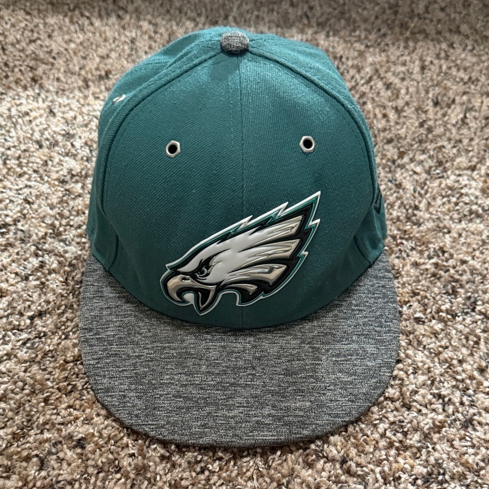 Philadelphia Eagles New Era 59FIFTY Fitted Hat 6 7/8 – NFL Team Cap Green